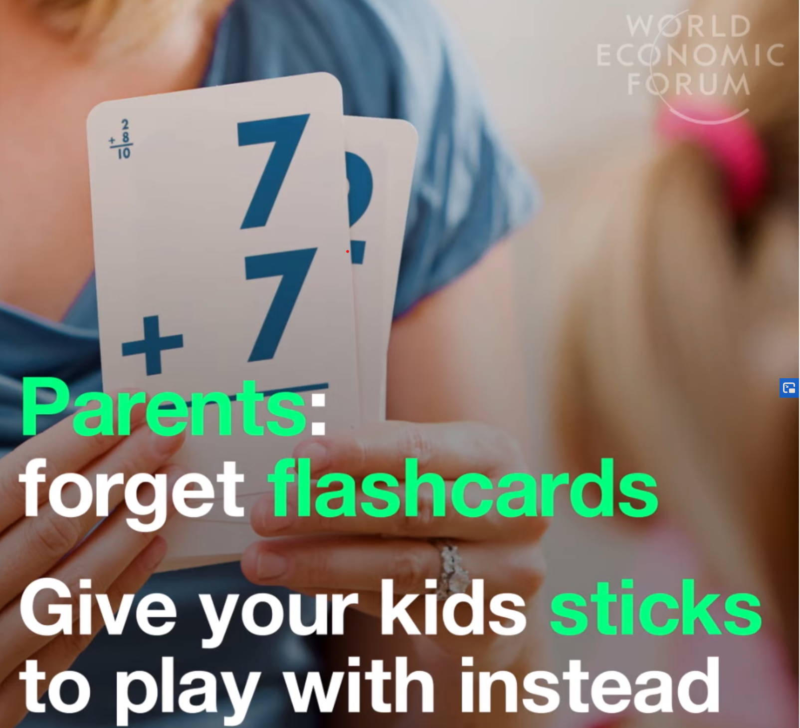Read more about the article Forget flashcards – give sticks to your kid!
